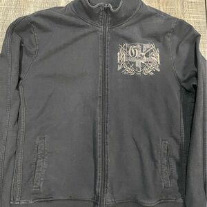 Guess Black Full-Zip Sweatshirt